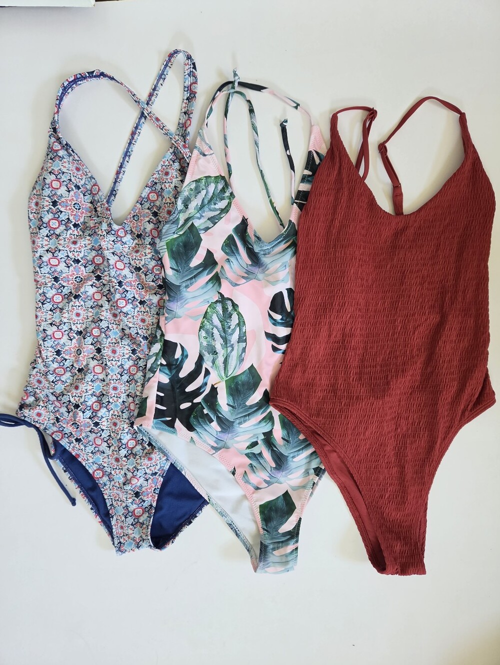 Bundle of 3 one piece swimsuits Aerie Clean water and Cupshe size S